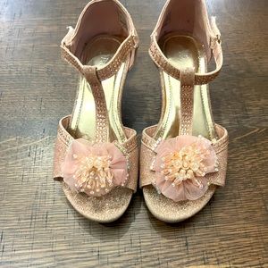 Glitter and elegant 1.5 inch comfortable princess heels